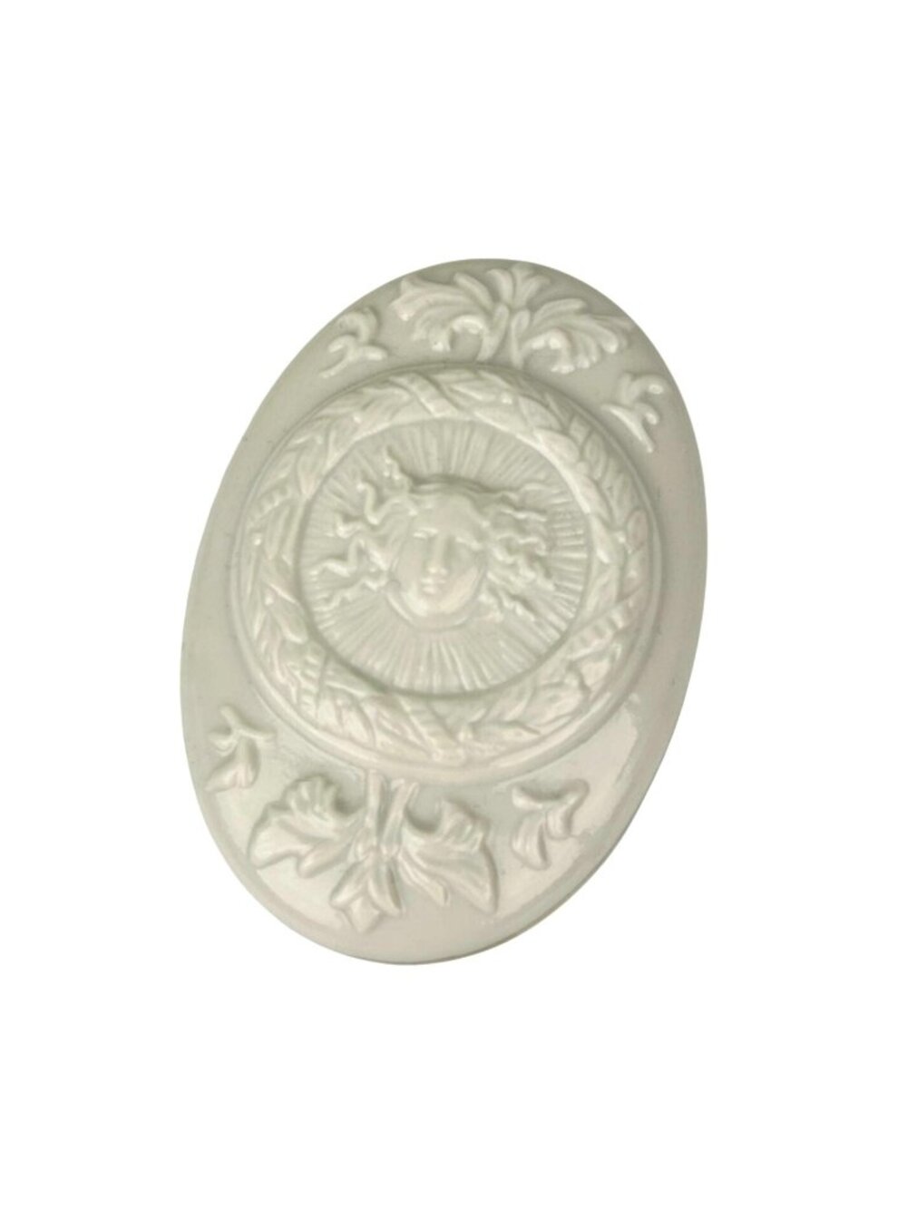Palais de Versailles Japan Elizabeth Arden Cream Ceramic Trinket Box Medusa VTG